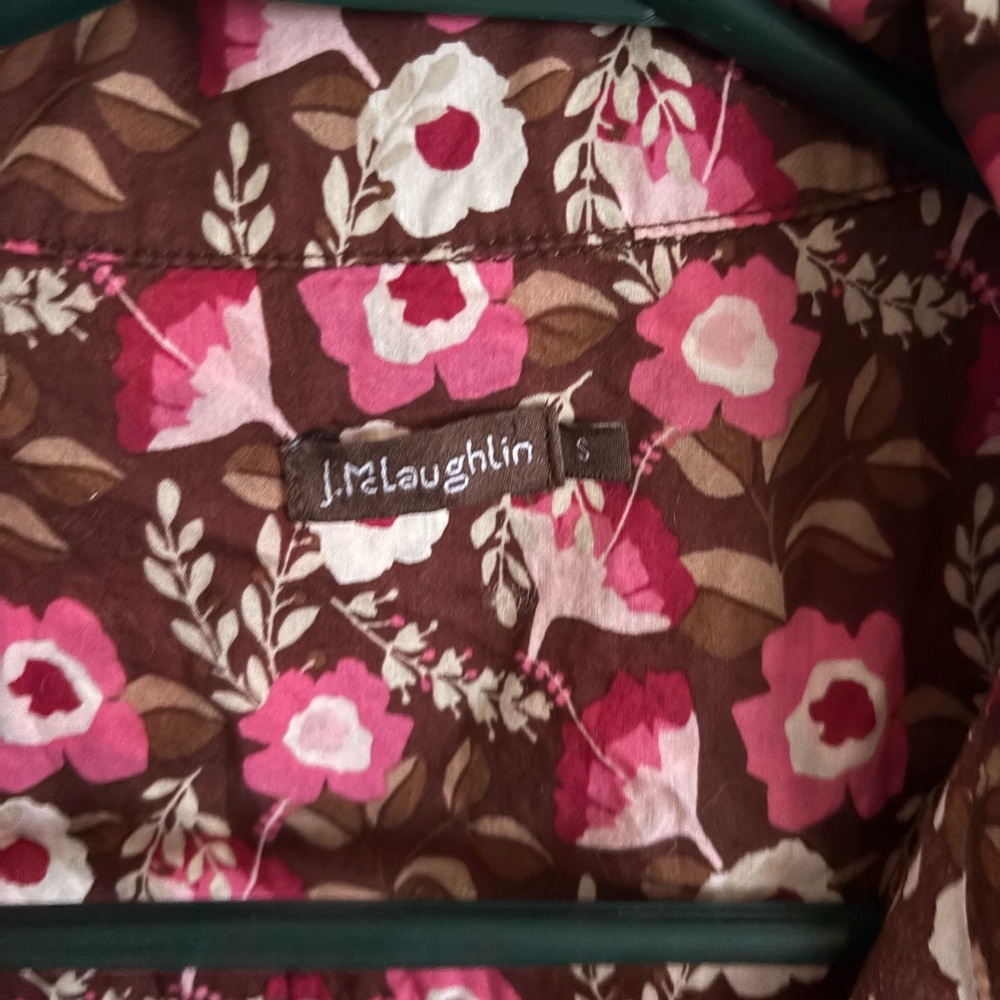 J. McLaughlin Floral Women's Bag in Brown and Pink
